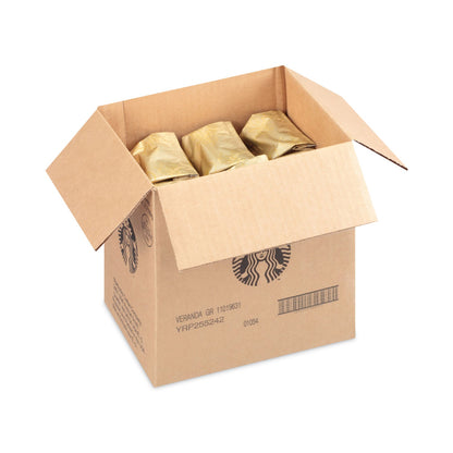 Starbucks VERANDA BLEND Coffee, Ground,1 lb Bag, 6/Carton