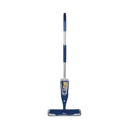 Bona Hardwood Floor Mop, 15" Wide Microfiber Head, 52" Blue Plastic/Steel Handle