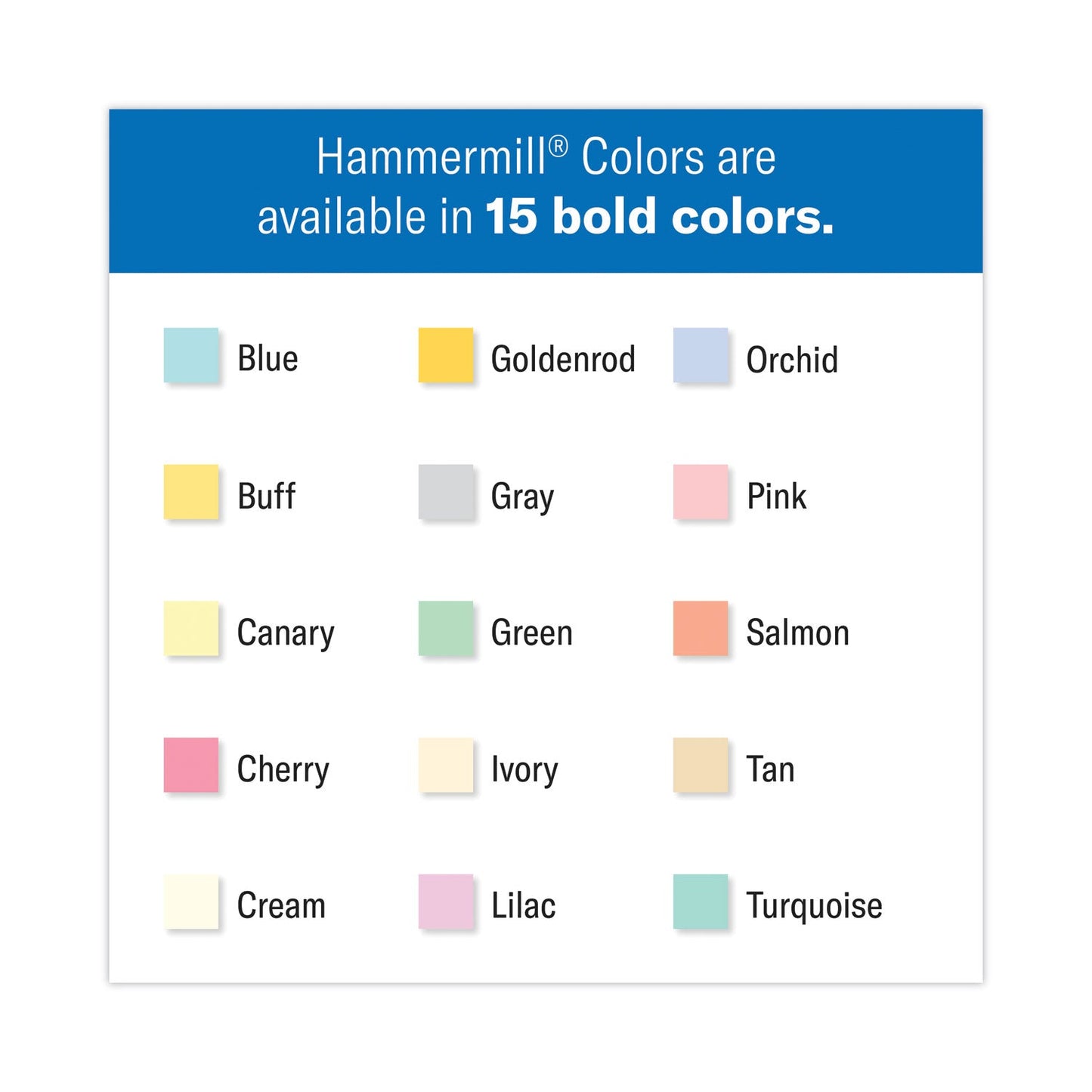 Hammermill Colors Print Paper, 20 lb Bond Weight, 8.5 x 11, Goldenrod, 500/Ream