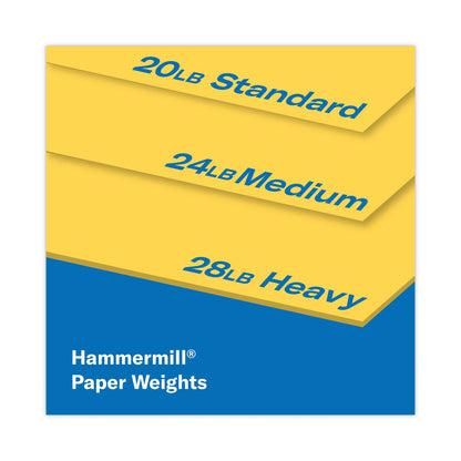 Hammermill Colors Print Paper, 20 lb Bond Weight, 8.5 x 11, Goldenrod, 500/Ream