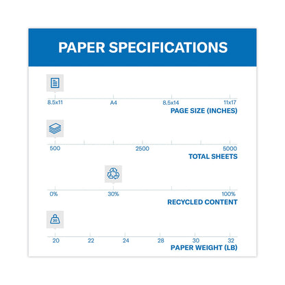 Hammermill Colors Print Paper, 20 lb Bond Weight, 8.5 x 11, Salmon, 500/Ream