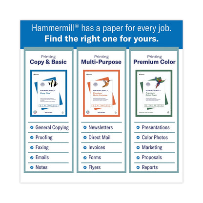 Hammermill Copy Plus Print Paper, 92 Bright, 20 lb Bond Weight, 11 x 17, White, 500 Sheets/Ream, 5 Reams/Carton
