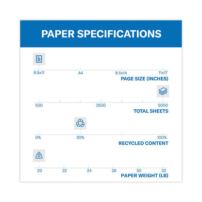 Hammermill Colors Print Paper, 20 lb Bond Weight, 8.5 x 11, Goldenrod, 500 Sheets/Ream, 10 Reams/Carton