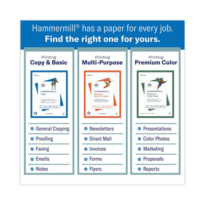 Hammermill Great White 30 Recycled Print Paper, 92 Bright, 20 lb Bond Weight, 8.5 x 11, White, 500 Sheets/Ream, 5 Reams/Carton