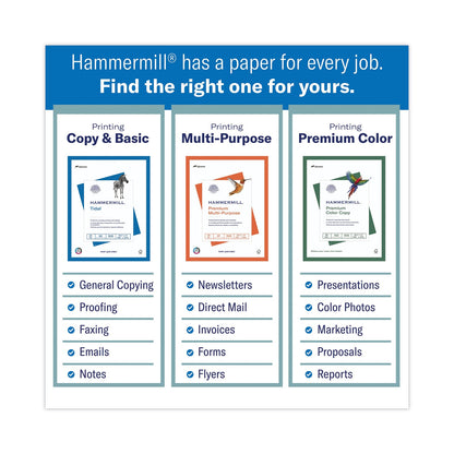 Hammermill Premium Color Copy Cover, 100 Bright, 60 lb Cover Weight, 17 x 11, 250/Pack