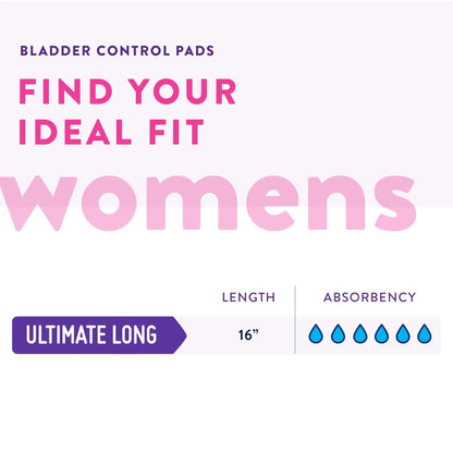 Prevail® Daily Pads Overnight Bladder Control Pad, 16-Inch Length PVX-120