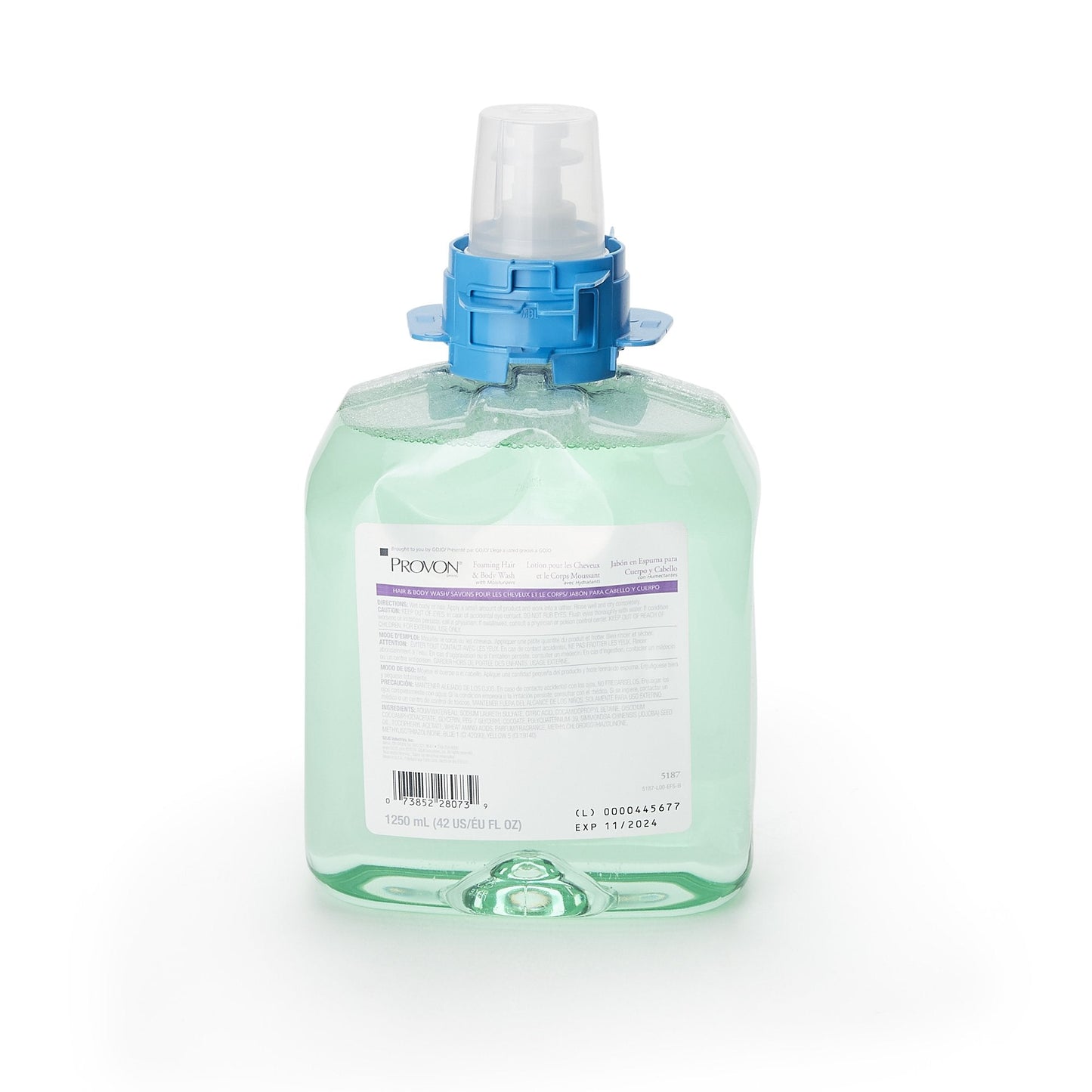 Provon® Foaming Hair and Body Wash with Moisturizers, 1,250 mL Dispenser Refill 5187-04