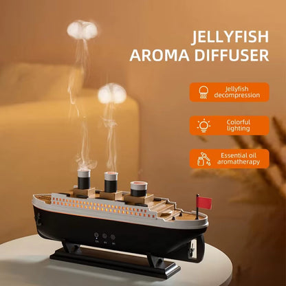 Aromatherapy Humidifier Raindrop Air Humidifier Color Light White Noise Essential Oil Diffuser Household Ultrasonic Aromatherapy