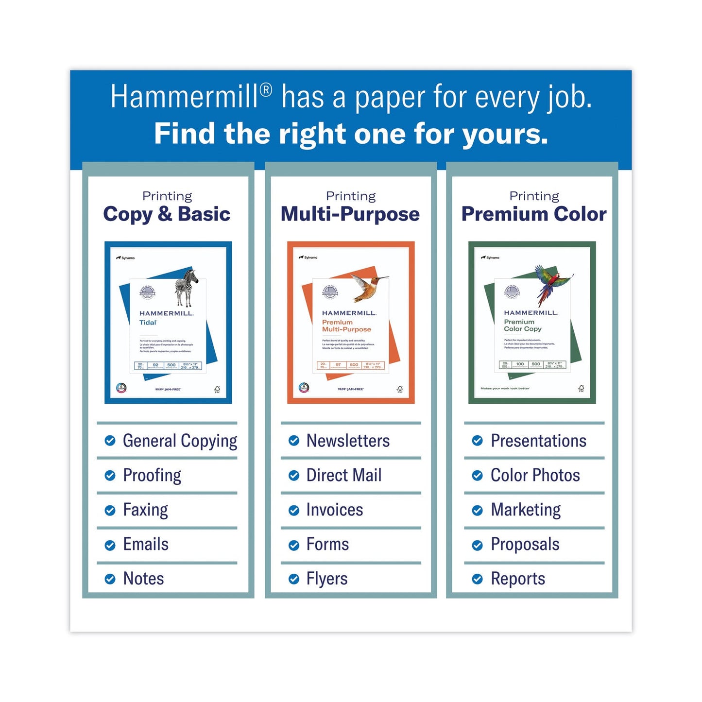 Hammermill Colors Print Paper, 20 lb Bond Weight, 8.5 x 11, Green, 500 Sheets/Ream, 10 Reams/Carton