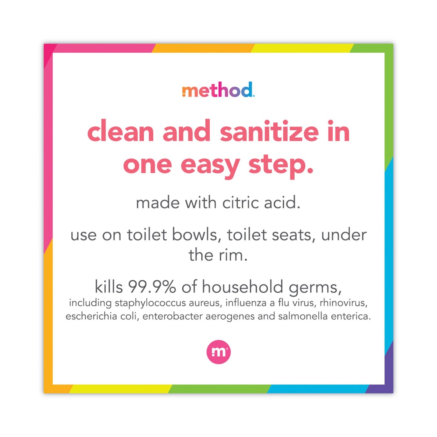 Method Antibacterial Toilet Cleaner, Spearmint, 24 oz Bottle