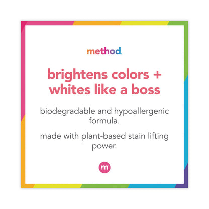 Method 4X Concentrated Laundry Detergent, Beach Sage, 53.5 oz Bottle