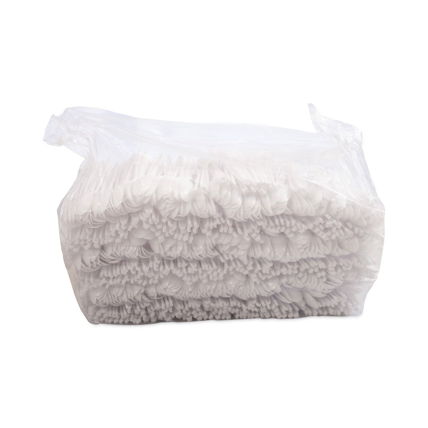 Dart Impress Heavyweight Polystyrene Cutlery, Teaspoon, White, 1000/Carton