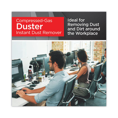 Dust-Off Disposable Compressed Air Duster, 17 oz Can, 2/Pack