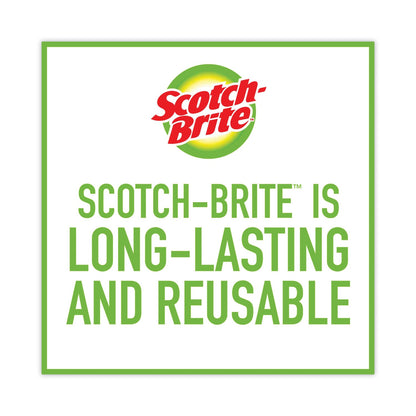 Scotch-Brite Metal Scrubbing Pads, 2.25 x 2.75, Silver, 3/Pack, 8 Packs/Carton