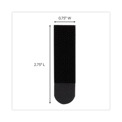 Command Picture Hanging Strips, Value Pack, Medium, Removable, Holds Up to 12 lbs,  0.75 x 2.75, Black, 12 Pairs/Pack