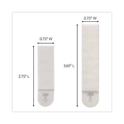 Command Picture Hanging Strips, Value Pack, Removable, (8) Large 0.63 x 3.63 Pairs, (4) Medium 0.5 x 2.75 Pairs, White
