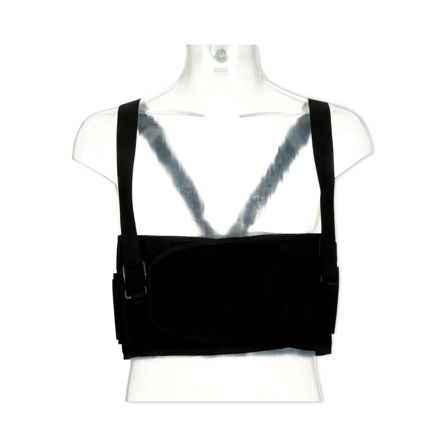 ACE Work Belt with Removable Suspenders, One Size Fits All, Up to 48" Waist Size, Black