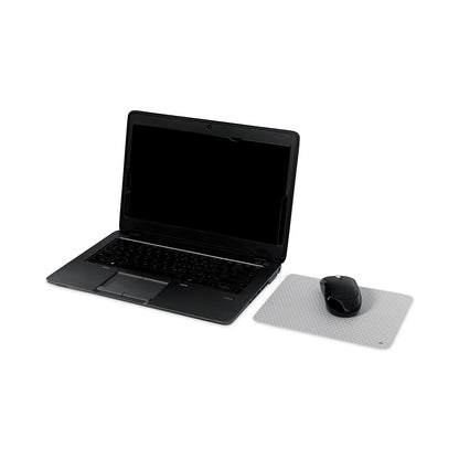 3M Precise Mouse Pad with Nonskid Repositionable Adhesive Back, 8.5 x 7, Bitmap Design