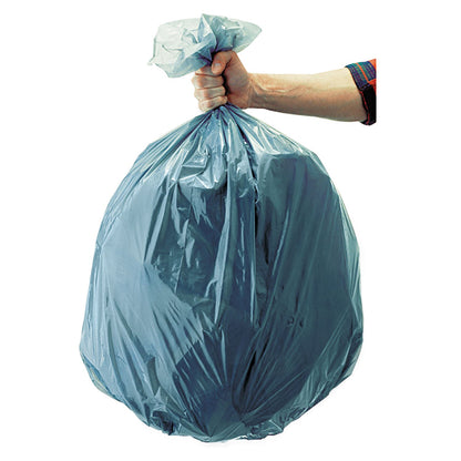 Rubbermaid Linear Low Density Can Liners, 55 gal, 1.3 mil, 39.5" x 48", Gray, 100/Carton