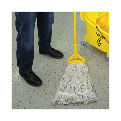 Boardwalk Pro Loop Web/Tailband Wet Mop Head, Cotton, 24oz, White