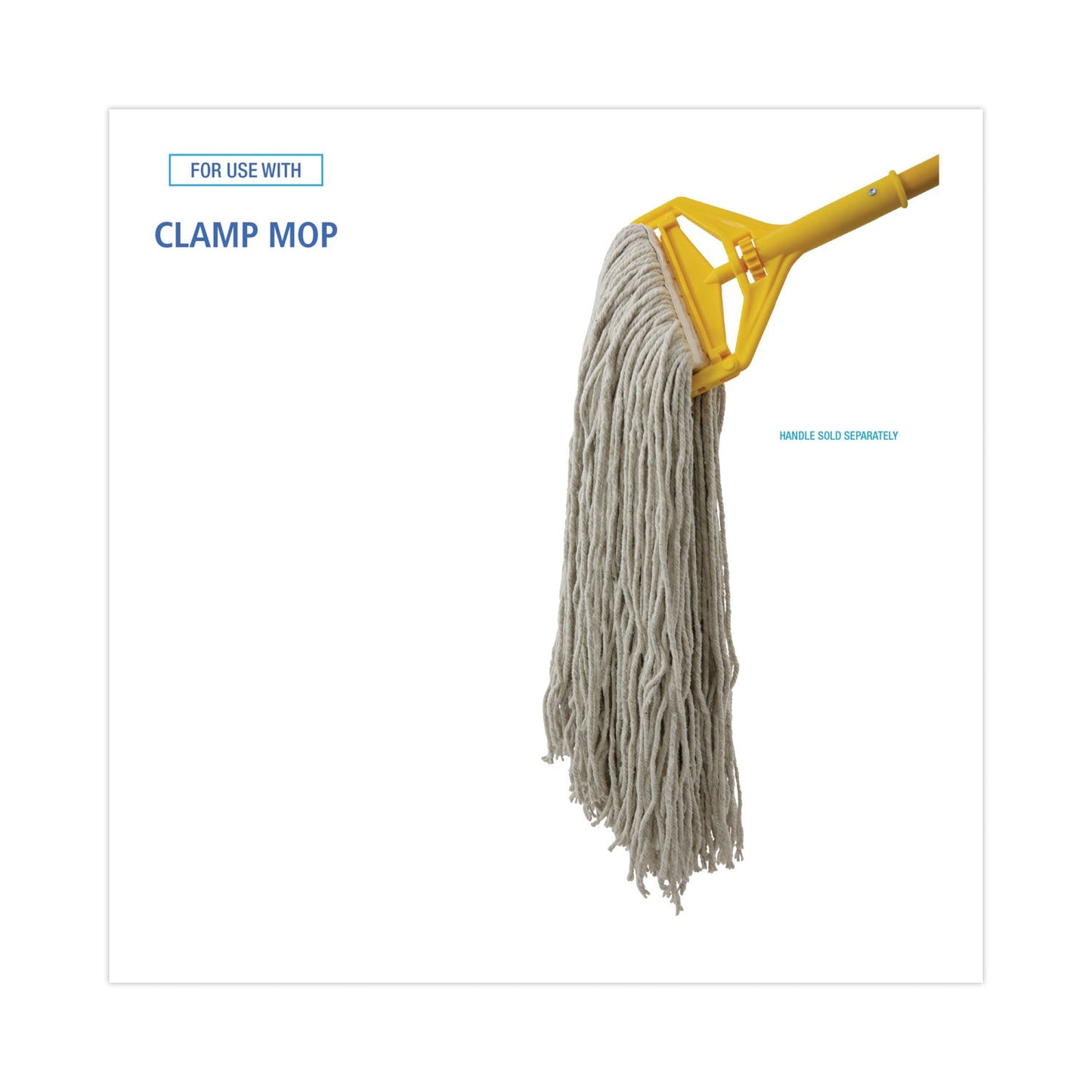 Boardwalk Cut-End Wet Mop Head, Cotton, No. 32, White