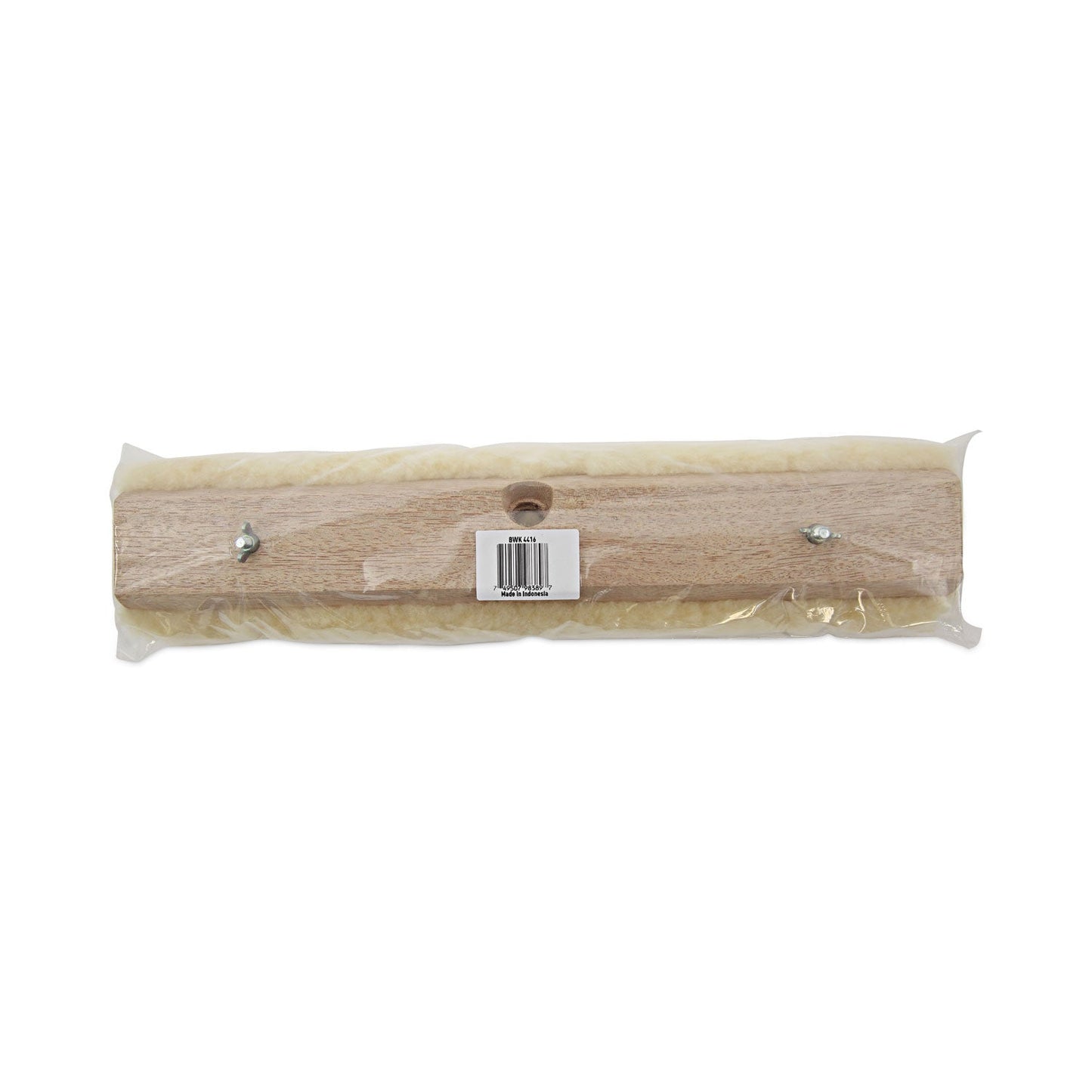 Boardwalk Mop Head, Finish Applicator, Lambswool, 16-Inch, White