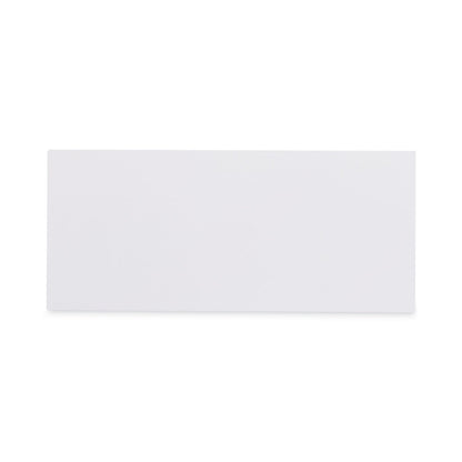 Universal Peel Seal Strip Business Envelope, #10, Square Flap, Self-Adhesive Closure, 4.13 x 9.5, White, 500/Box