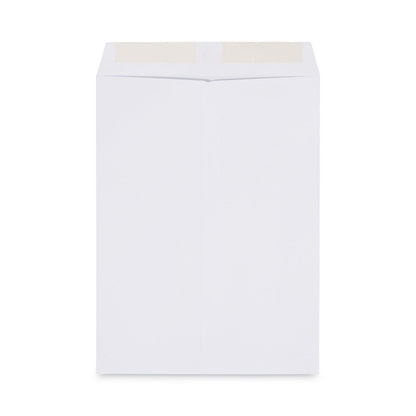 Universal Peel Seal Strip Catalog Envelope, #10 1/2, Square Flap, Self-Adhesive Closure, 9 x 12, White, 100/Box