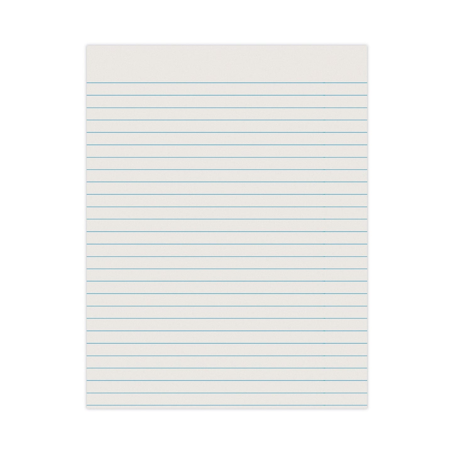 Pacon Ruled Newsprint Paper, 3/8" Short Rule, 8.5 x 11, 500/Pack