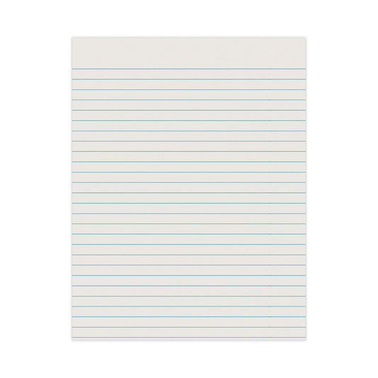 Pacon Ruled Newsprint Paper, 3/8" Short Rule, 8.5 x 11, 500/Pack