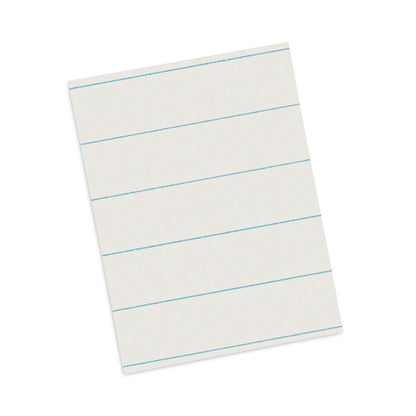 Pacon Ruled Newsprint Paper, 3/8" Short Rule, 8.5 x 11, 500/Pack