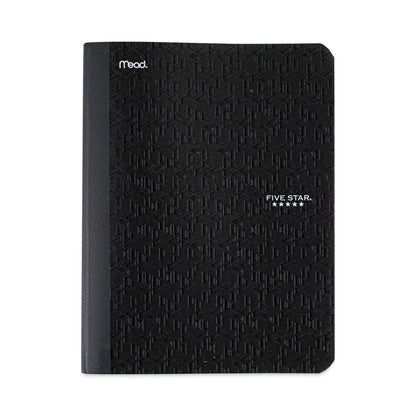 Five Star Composition Book, Medium/College Rule, Randomly Assorted Covers (Black/Blue/Green/Red/Yellow), 9.75 x 7.5, 100 Sheets