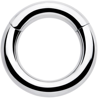 6G 9/16 316L Surgical Steel Precision Hinged Segment Hoop