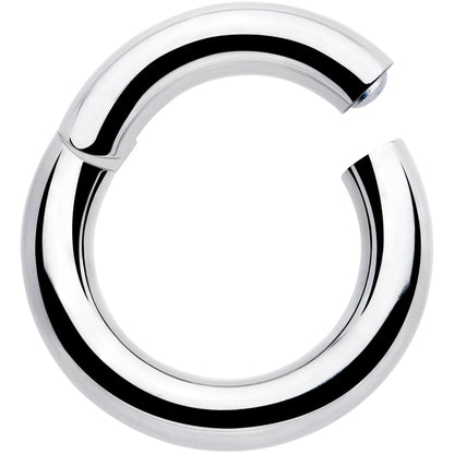 6G 9/16 316L Surgical Steel Precision Hinged Segment Hoop