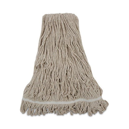 Boardwalk Mop Head, Pro Loop Web/Tailband, Premium Standard Head, Cotton, 32-Oz., White