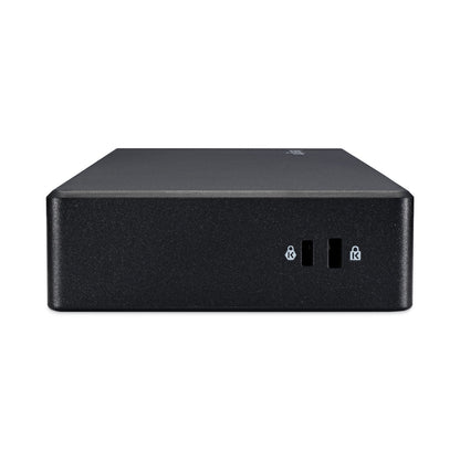 Kensington SD4850P USB-C 10 Gbps Dual Video Driverless Docking Station, Black