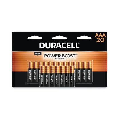Duracell Power Boost CopperTop Alkaline AAA Batteries, 20/Pack