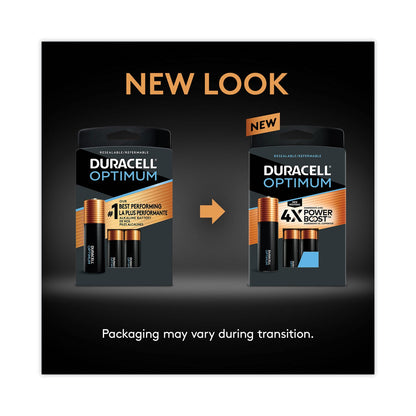 Duracell Optimum Alkaline AAA Batteries, 4/Pack