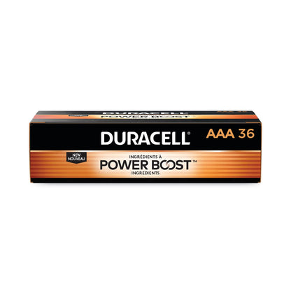 Duracell Power Boost CopperTop Alkaline AAA Batteries, 36/Pack