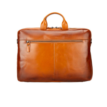 Apollo Leather Business Briefcase / Laptop Case 16"