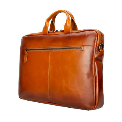 Apollo Leather Business Briefcase / Laptop Case 16"