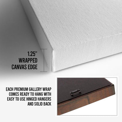 Waves Abstract Painting Canvas Wall Art