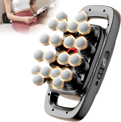 Upgraded 16-Head Massage Gun, Deep Tissue Percussion Massager, Muscle Massage Gun for Back, Shoulders, Legs, Body Muscle Pain Relief, Gifts for Men and Women