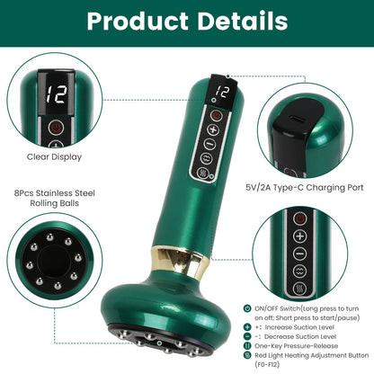 Anti-Cellulite Vacuum Cupping Massager Kit