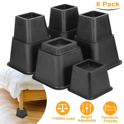 8-Pieces: Furniture Risers
