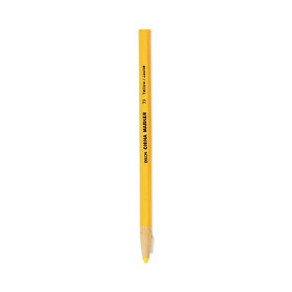 Dixon China Marker, Yellow, Dozen