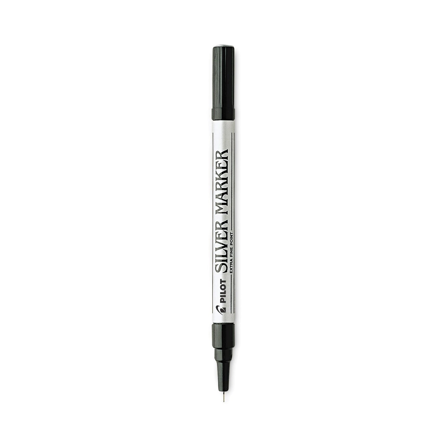Pilot Creative Art and Crafts Marker, Extra-Fine Brush Tip, Silver