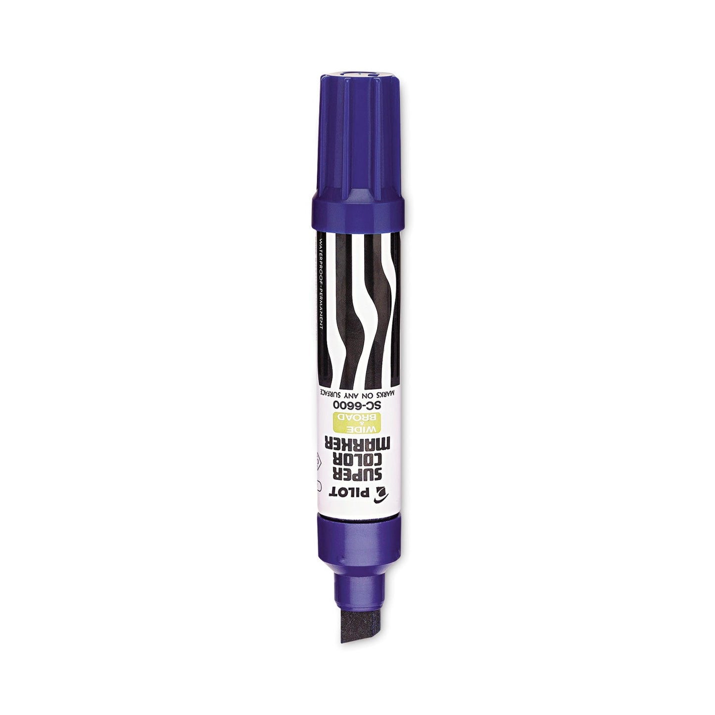 Pilot Jumbo Refillable Permanent Marker, Broad Chisel Tip, Green