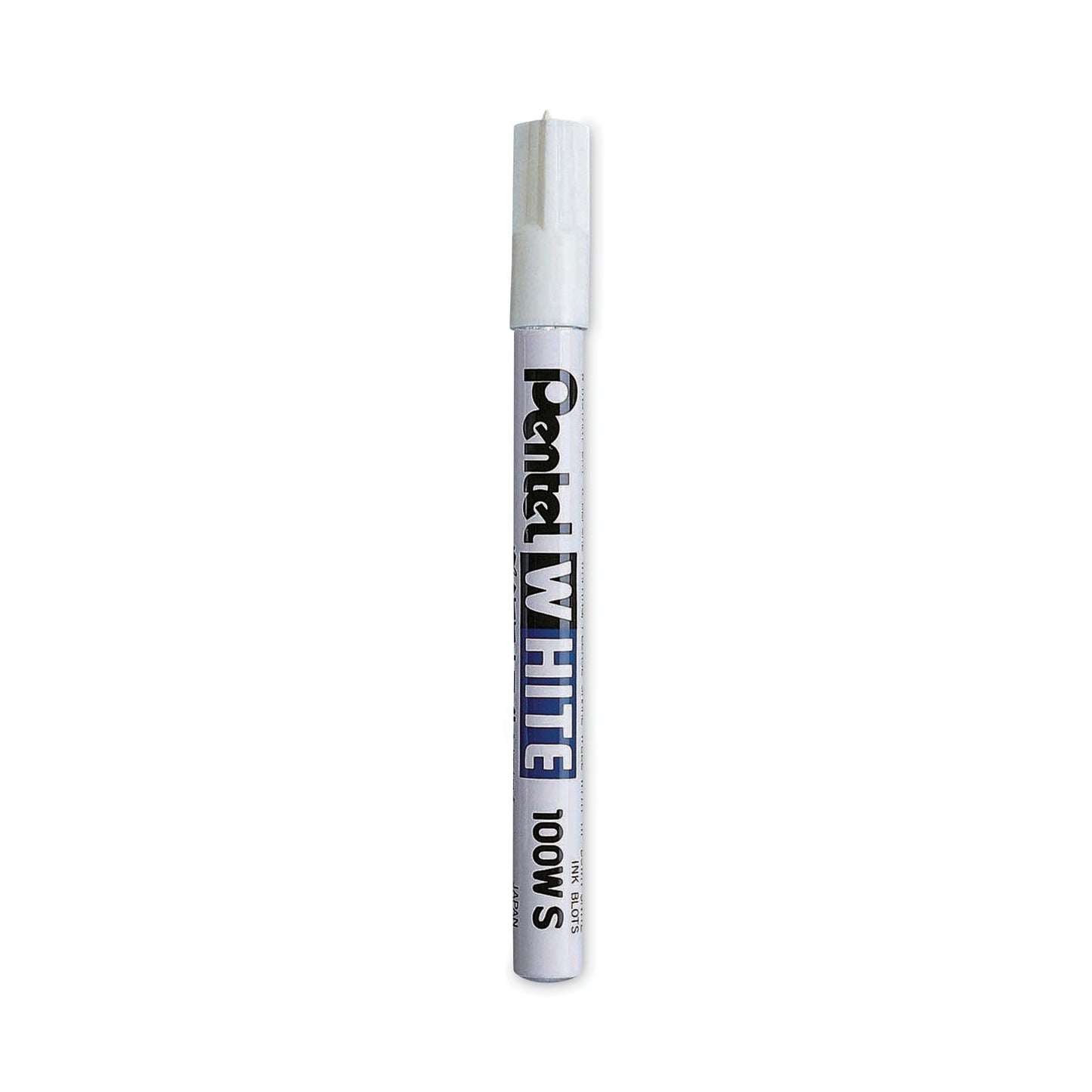 Pentel White Permanent Marker, Fine Bullet Tip, White