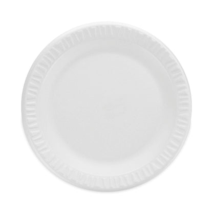Dart Concorde Non-Laminated Foam Plate, 9" dia, 125/Pack, 4 Packs/Carton